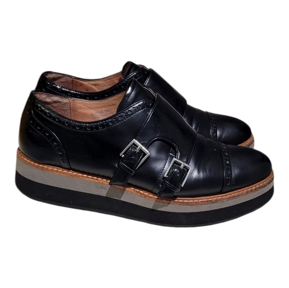 Halogen Shoes - Halogen Black Mara Buckle Loafers Size 8-1/2